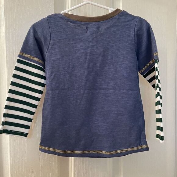 Mud Pie Game On Football Applique Tee Long Sleeve Boys Size S 12-18 Months NWT - Picture 9 of 9